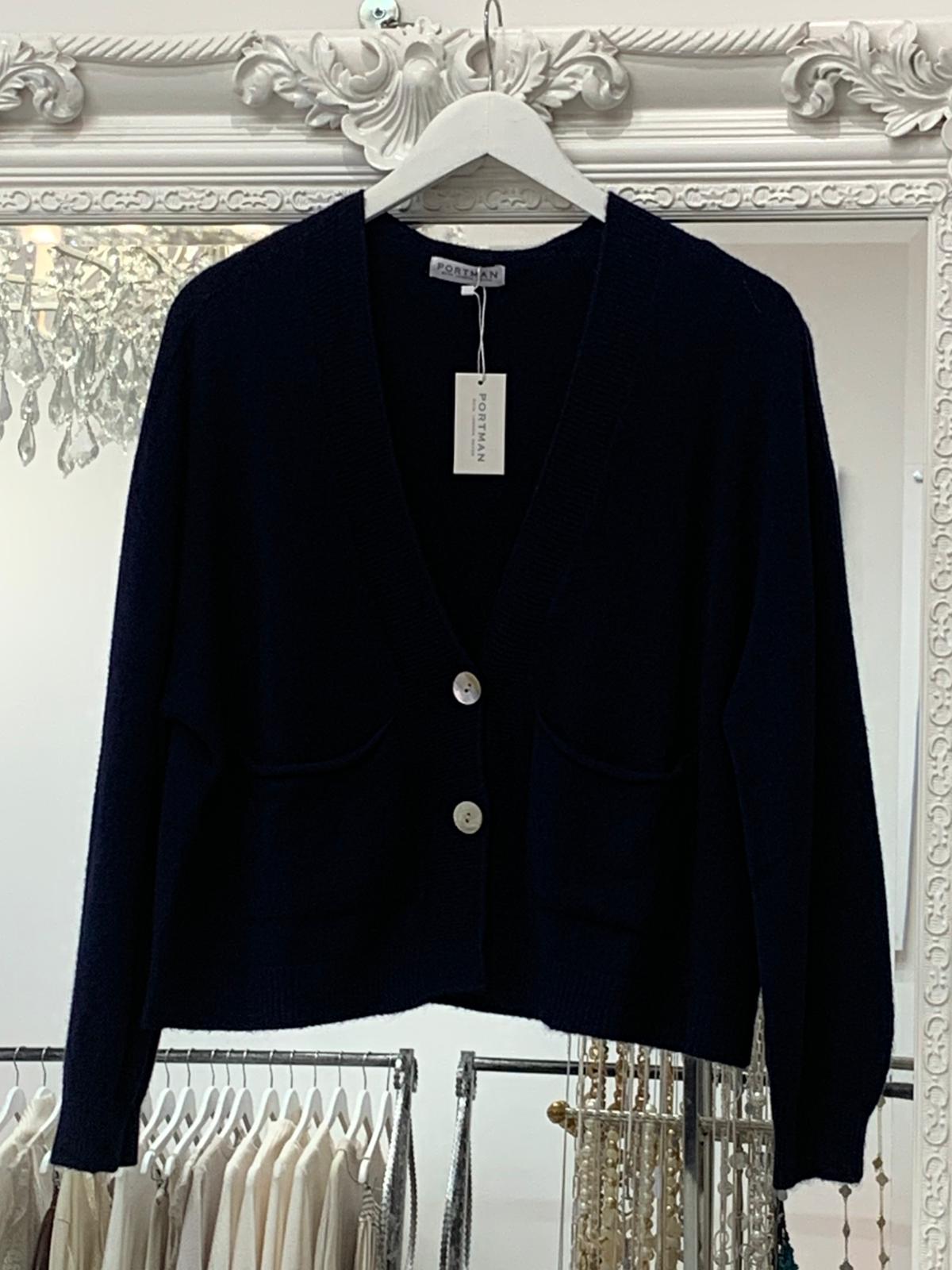 The Madison cardigan in cream with pockets