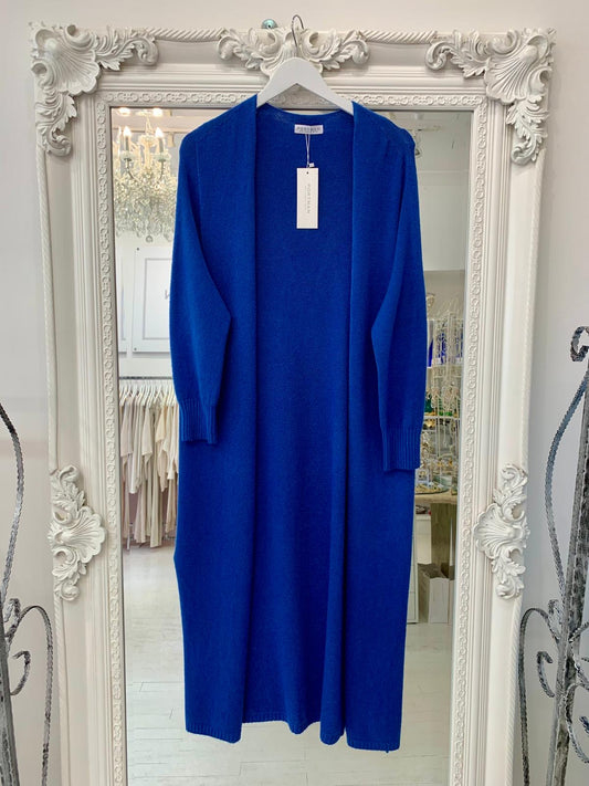 Royal blue maxi cardigan