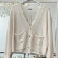 The Madison cardigan in cream with pockets