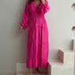 The Sofia Dress in Hot Pink